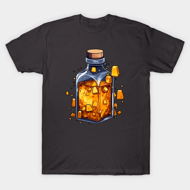 Liquid Gold T-Shirt by Pixel Dreams